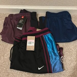Men’s Nike/Under Armour Bball Shorts (3 Pairs)